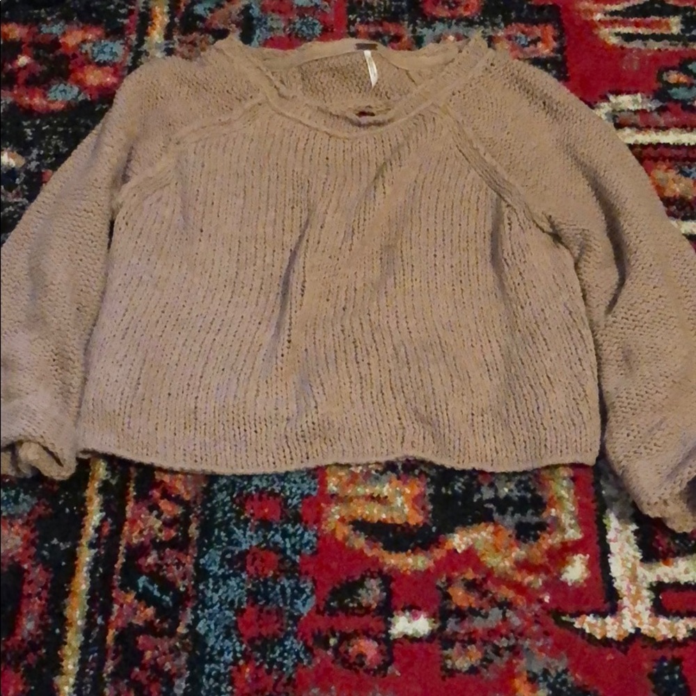 Free people cut out sweater